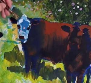 Cow Painting - Video part 9